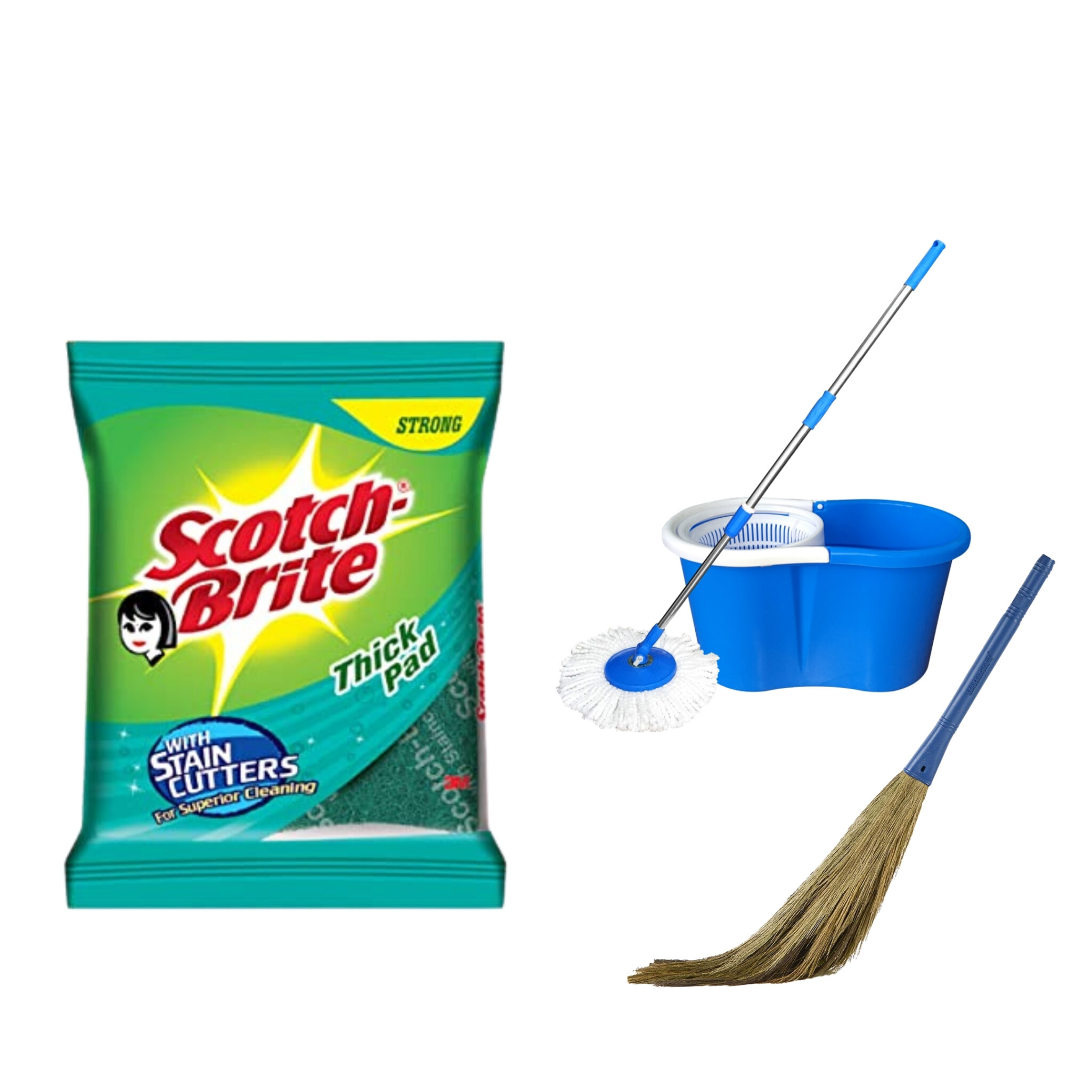 Mops brushes and Scrub